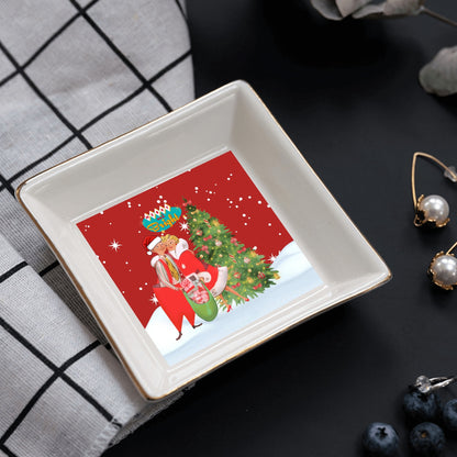Mid Century Modern Kitschy Mod 50s Christmas Party Plates - Mid Century Modern Gal