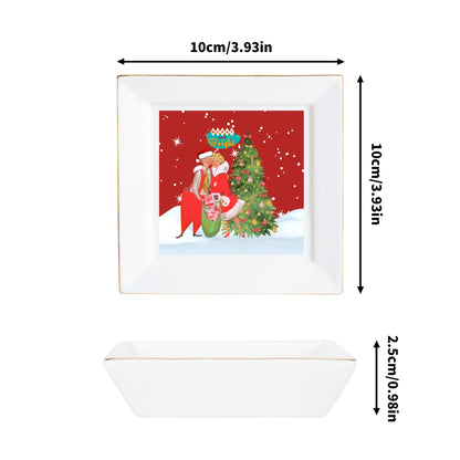 Mid Century Modern Kitschy Mod 50s Christmas Party Plates - Mid Century Modern Gal