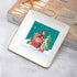 Kitschy Mod 50s Christmas Gal, Holiday Dessert And Appetizer Plates - Mid Century Modern Gal
