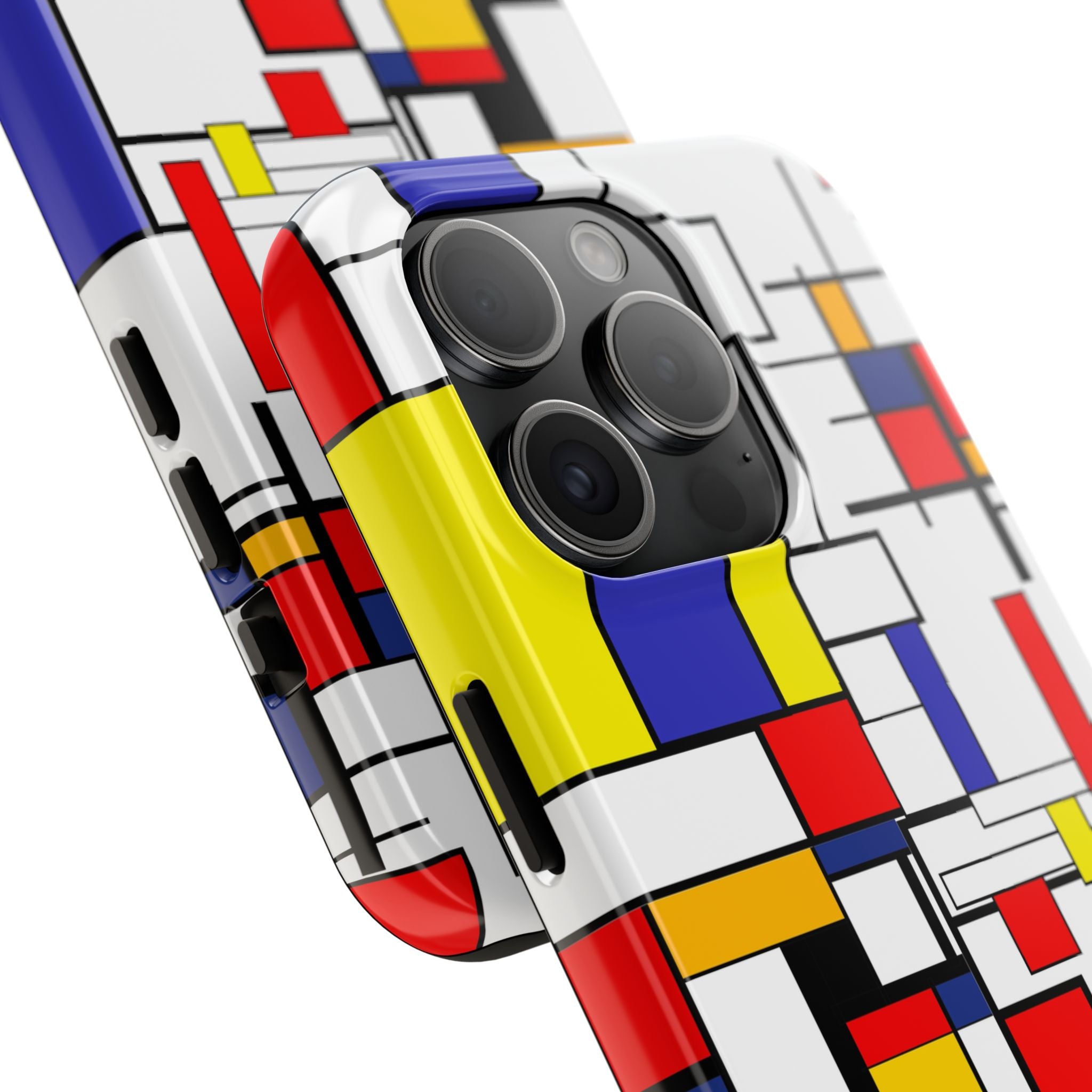 Retro Mod Mondrian, Mid Century Modern Style Tough Phone Case