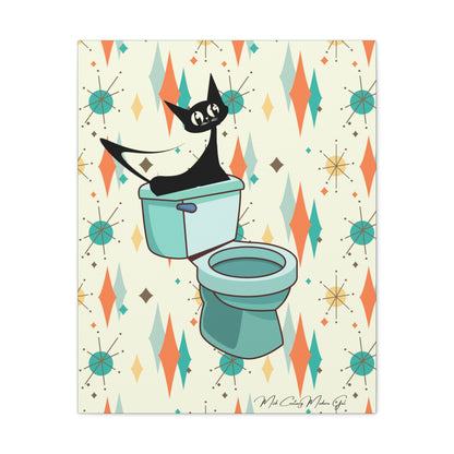 Retro Bathroom, Atomic Cat, Franciscan Starburst 50&