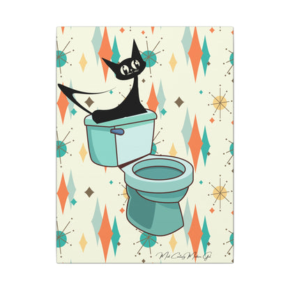Retro Bathroom, Atomic Cat, Franciscan Starburst 50&