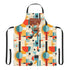 Mid Century Modern Bauhaus Geometric Mid Mod, Kitschy Retro Apron - Mid Century Modern Gal