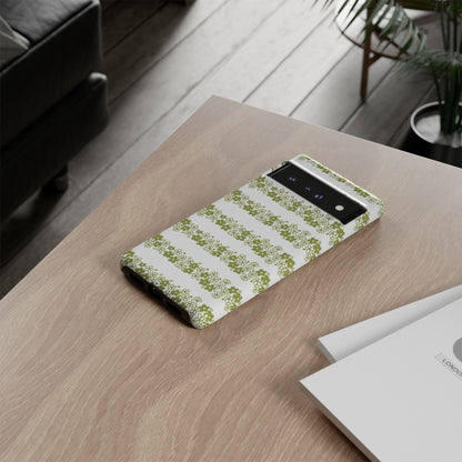 Pyrex Crazy Daisy Spring BlossonFloral Phone Case: Tough Cases with Elegant Green Floral Design, Durable Phone Cover