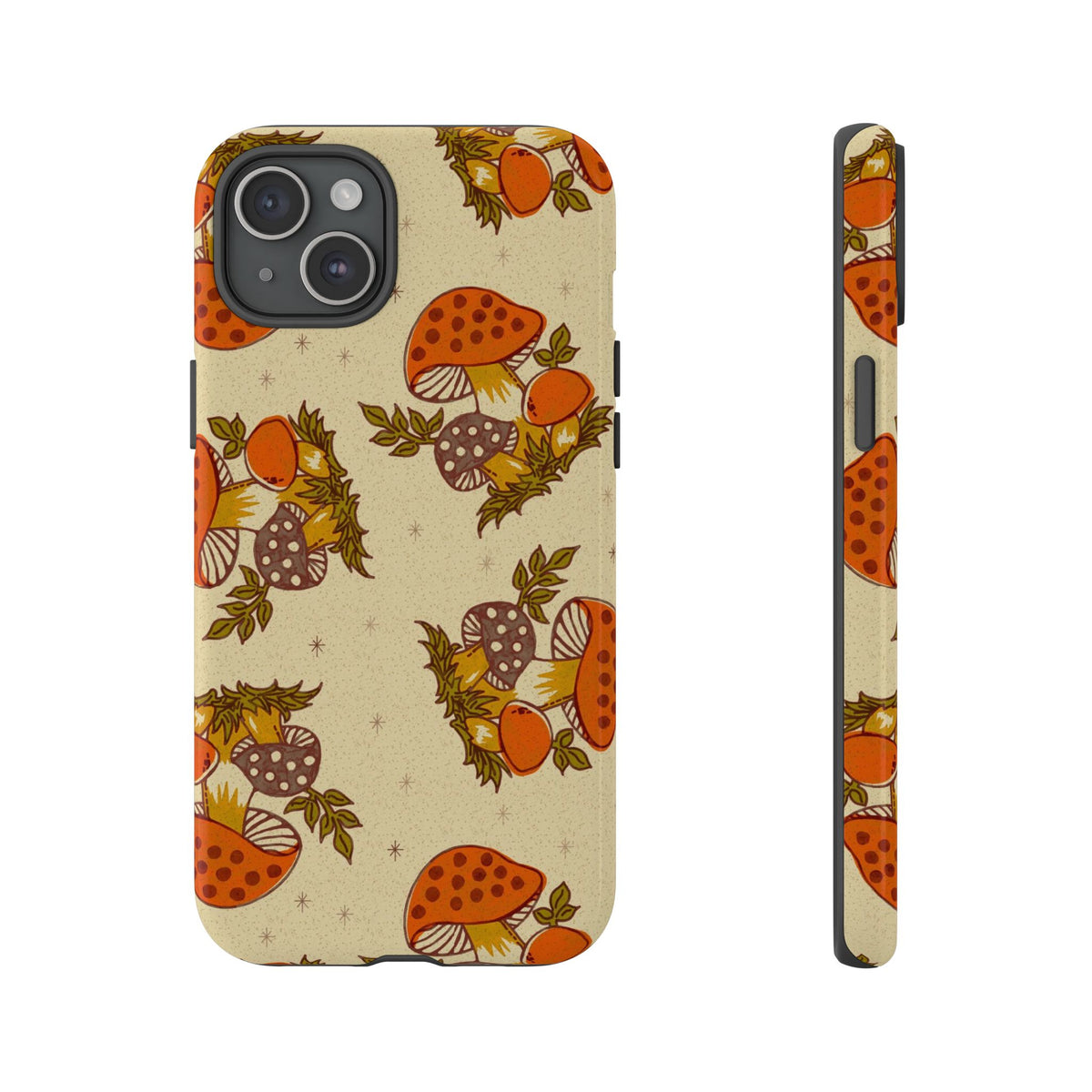 70s Merry Mushroom Groovy Retro Smart Phone Tough Phone Cases