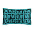 Mid Century Modern Teal Geometric Microfiber Pillow Sham - Stylish Bedding Decor - Mid Century Modern Gal