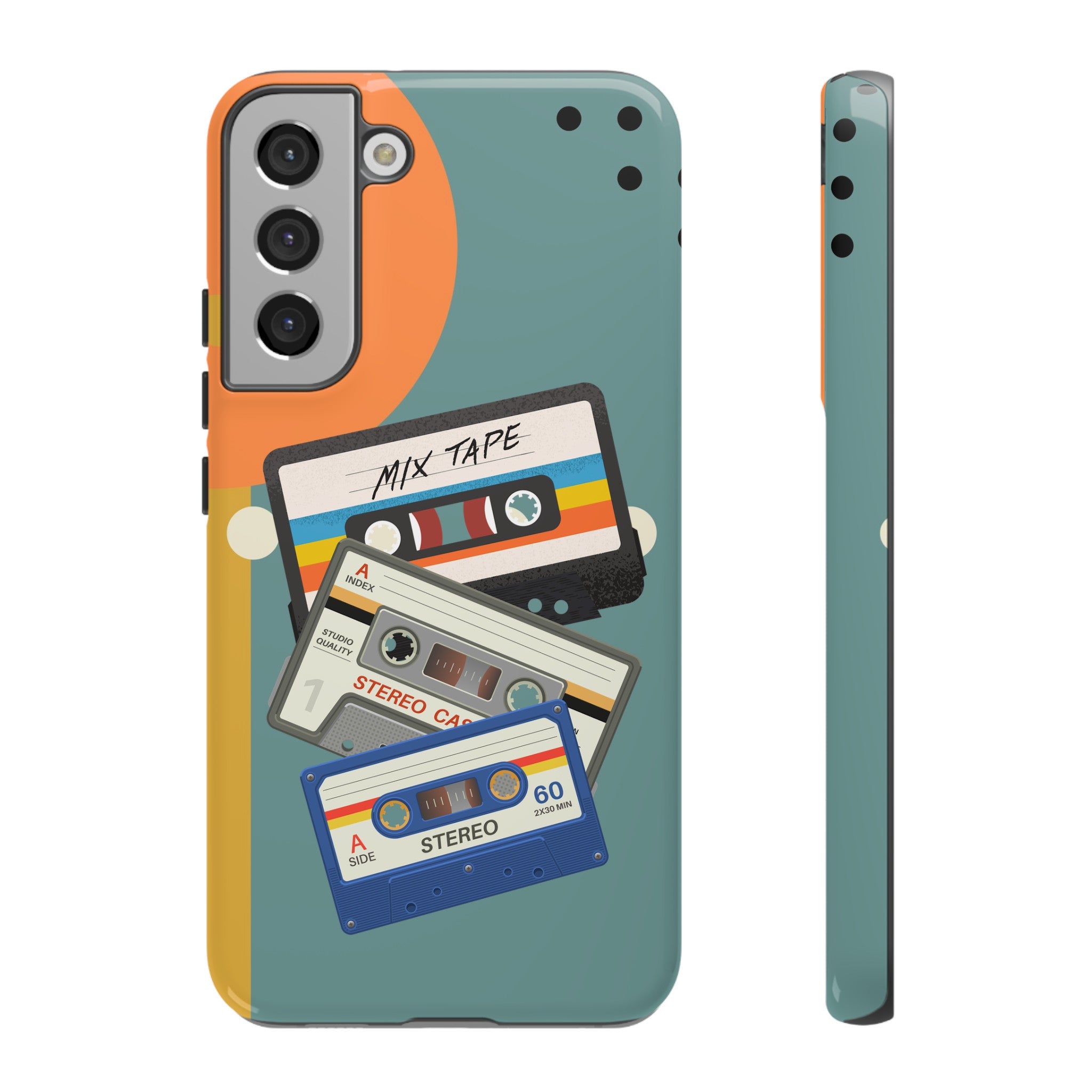 Gen X, Retro Cassettes Mid Mod Smart Phone Tough Cases