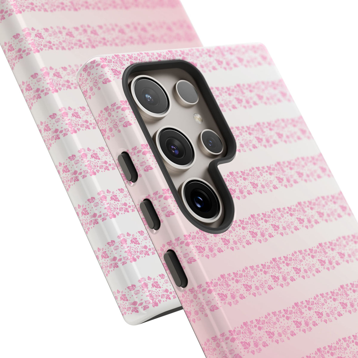 Pink Pyrex Gooseberry Striped Phone Case, Stylish Phone Cover, Tough Protective Case, Cute Cell Phone Case, Trending Gift for Her