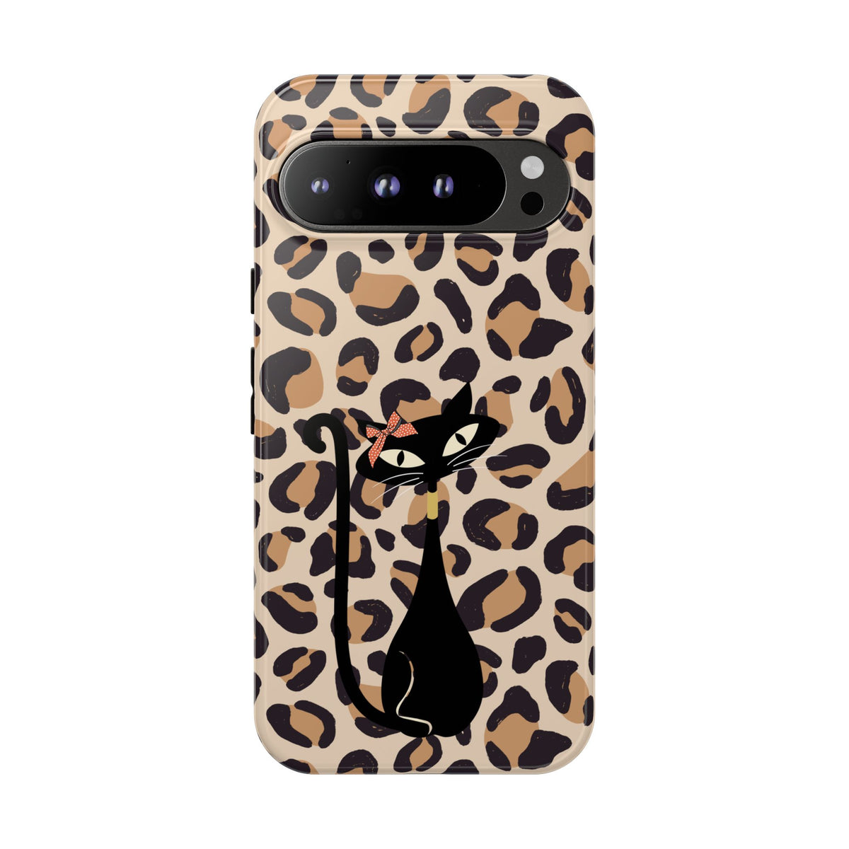 Mid Century Modern 50s Leopard Print, Atomic Cat, Mid Mod Tough Cases
