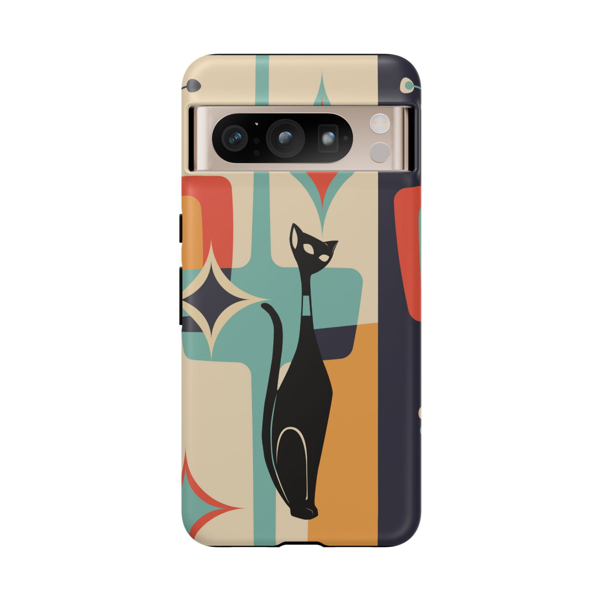 Atomic Cat, Sexton Cat, Mid Mod, Retro Geometric, Starburst Tough Phone Cases