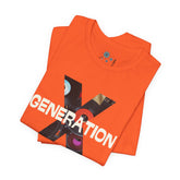 Generation X Retro Tee, Raised On Hose Water And Neglect Unisex Jersey Short Sleeve Tee - Mid Century Modern Gal