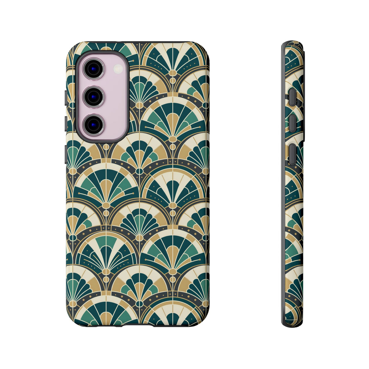 Art Deco Peacock Inspired Tough Phone Case