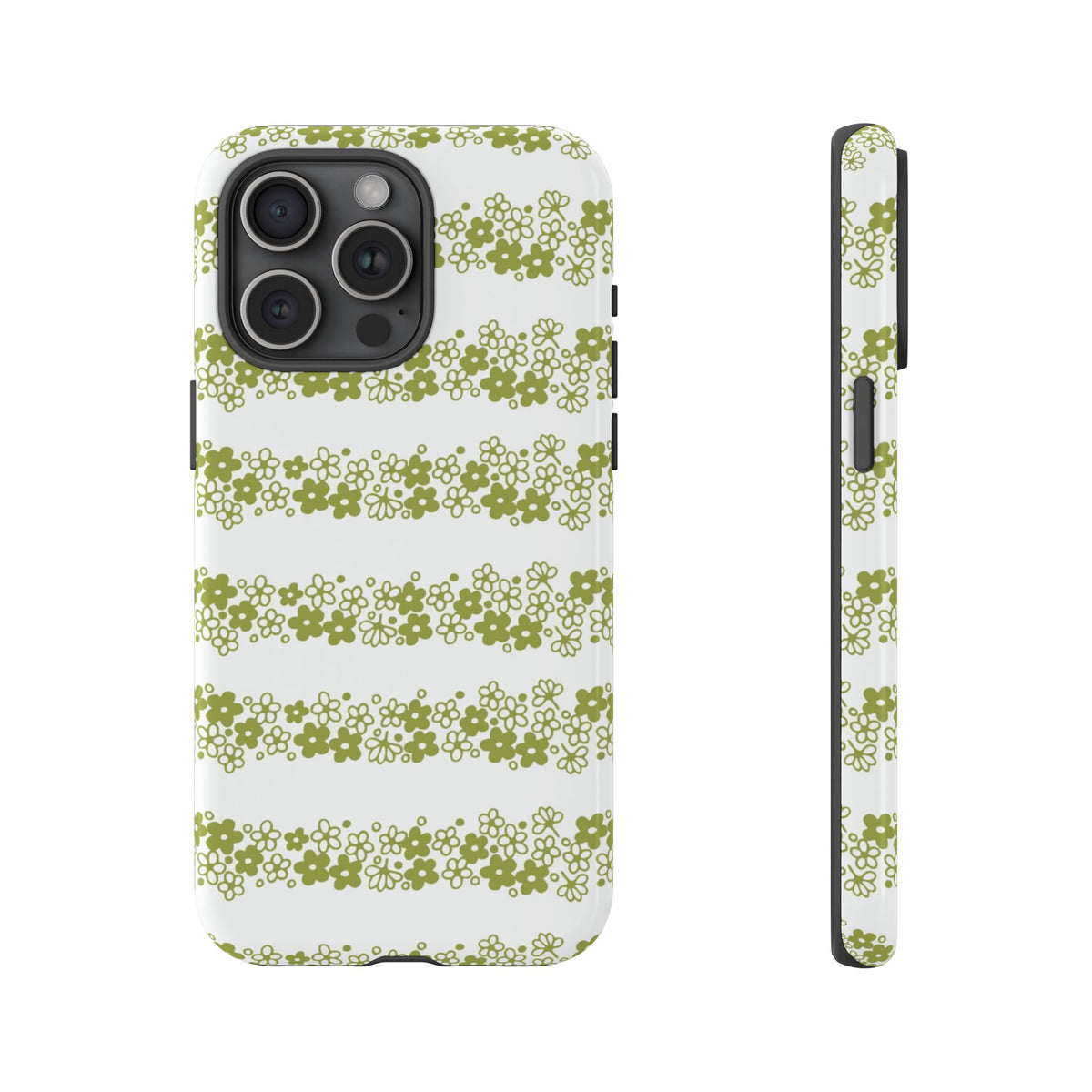 Pyrex Crazy Daisy Spring BlossonFloral Phone Case: Tough Cases with Elegant Green Floral Design, Durable Phone Cover