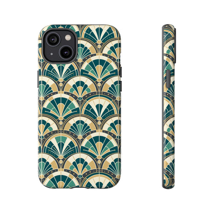 Art Deco Peacock Inspired Tough Phone Case