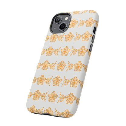 Pyrex Golden Butterfly Floral Phone Case, Tough Cases for Stylish Protection, Gift for Her, Durable, Trendy Floral Design, Cell Phone Cover