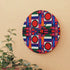Mid Century Modern Bauhaus Designed Wall Clock Vibrant Geometric Acrylic Wall Clock - Colorful Modern Decor - Mid Century Modern Gal