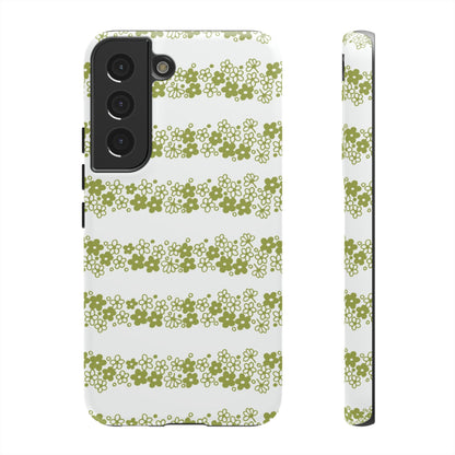 Pyrex Crazy Daisy Spring BlossonFloral Phone Case: Tough Cases with Elegant Green Floral Design, Durable Phone Cover