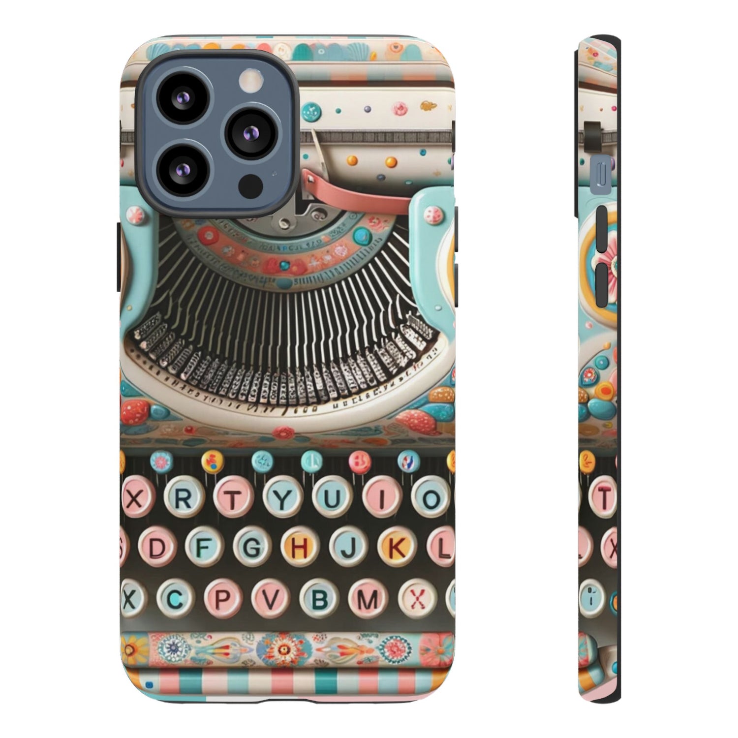 Retro Typewriter Mid Mod Kitschy  Quirky Fun Smart Phone, Tough Cases