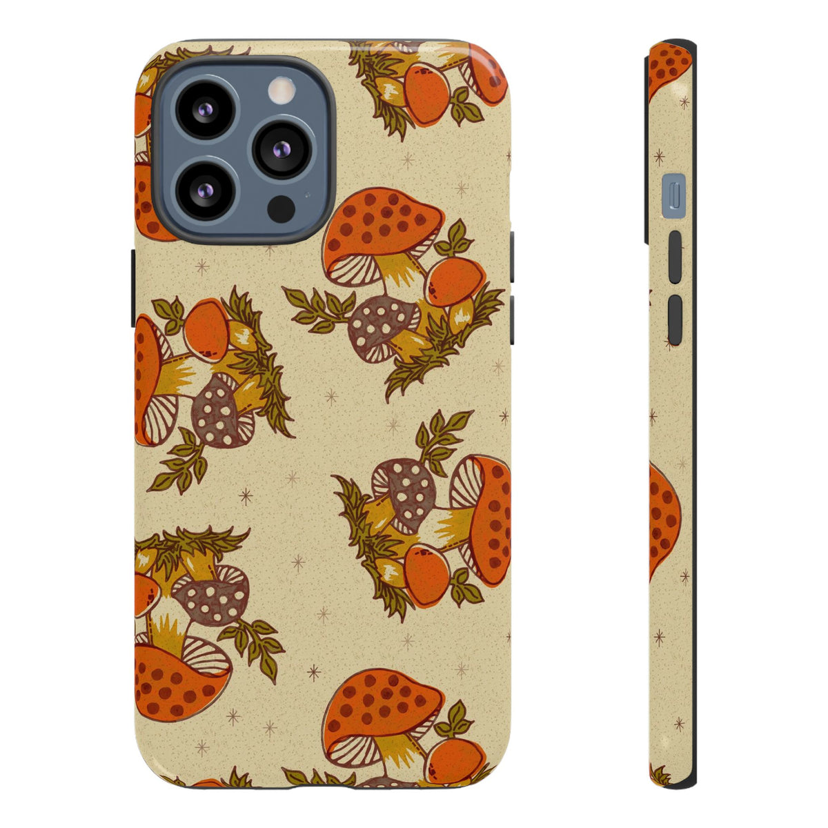 70s Merry Mushroom Groovy Retro Smart Phone Tough Phone Cases