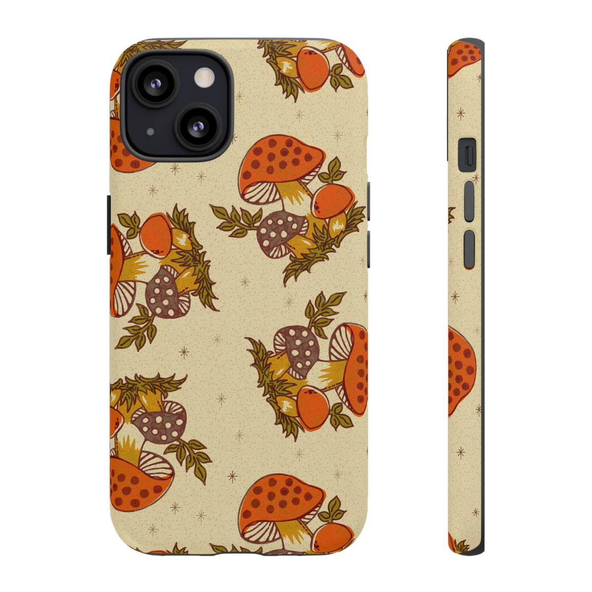 70s Merry Mushroom Groovy Retro Smart Phone Tough Phone Cases