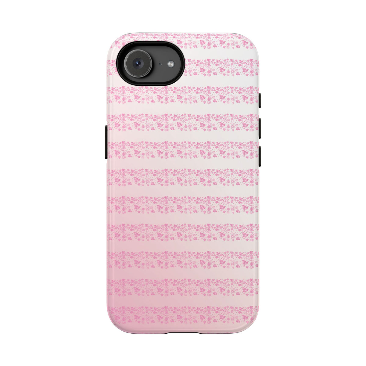 Pink Pyrex Gooseberry Striped Phone Case, Stylish Phone Cover, Tough Protective Case, Cute Cell Phone Case, Trending Gift for Her