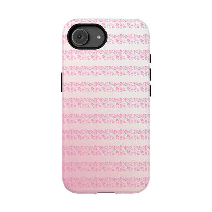 Pink Pyrex Gooseberry Striped Phone Case, Stylish Phone Cover, Tough Protective Case, Cute Cell Phone Case, Trending Gift for Her