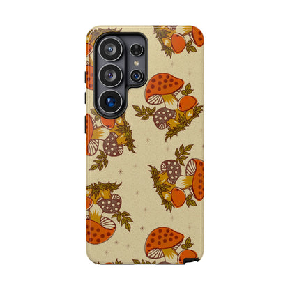 70s Merry Mushroom Groovy Retro Smart Phone Tough Phone Cases