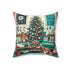 Daschund Dog Christmas Pillow Home Decor 18" × 18"
