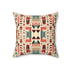Scandinavian Folk Art Modern Danish Design, Mid Century Modern Pillow And Insert Home Decor 18" × 18"