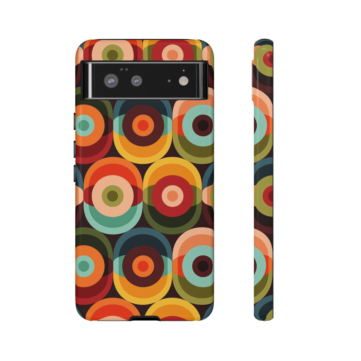 Retro Groovy Space Orb, Funky Fun Tough Phone Case