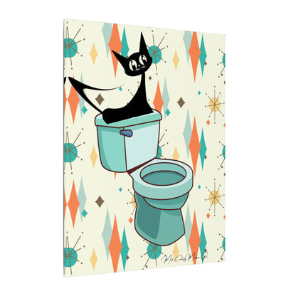 Retro Bathroom, Atomic Cat, Franciscan Starburst 50&