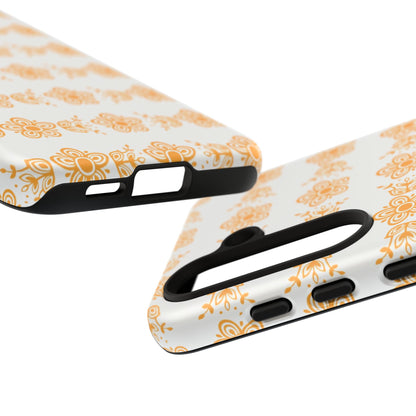 Pyrex Golden Butterfly Floral Phone Case, Tough Cases for Stylish Protection, Gift for Her, Durable, Trendy Floral Design, Cell Phone Cover