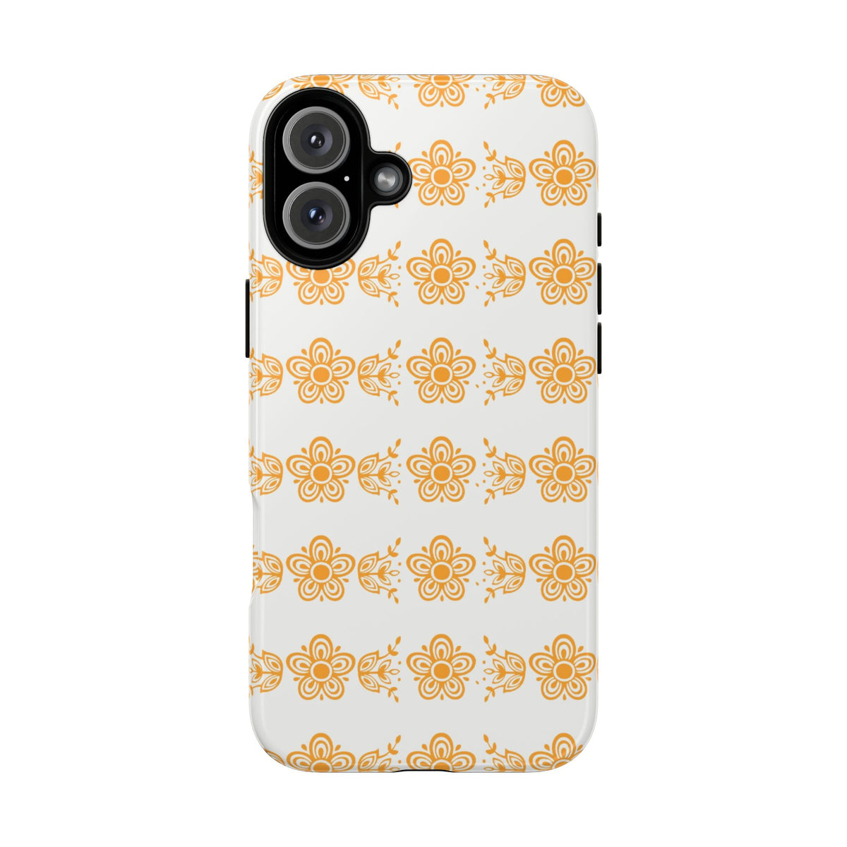 Pyrex Golden Butterfly Floral Phone Case, Tough Cases for Stylish Protection, Gift for Her, Durable, Trendy Floral Design, Cell Phone Cover