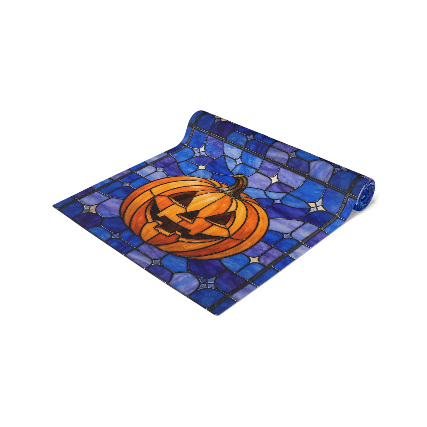 Halloween Stained Glass Style Jack-o&
