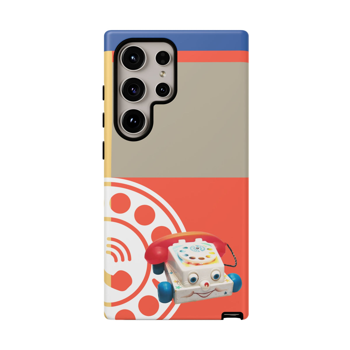 The First Original Phone, Eye Phone, Retro Kitschy Cute Rotary Phone, Tough Phone Cases