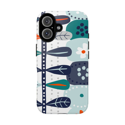 Scandinavian Modern Floral Nordic Hygge Tough Phone Case