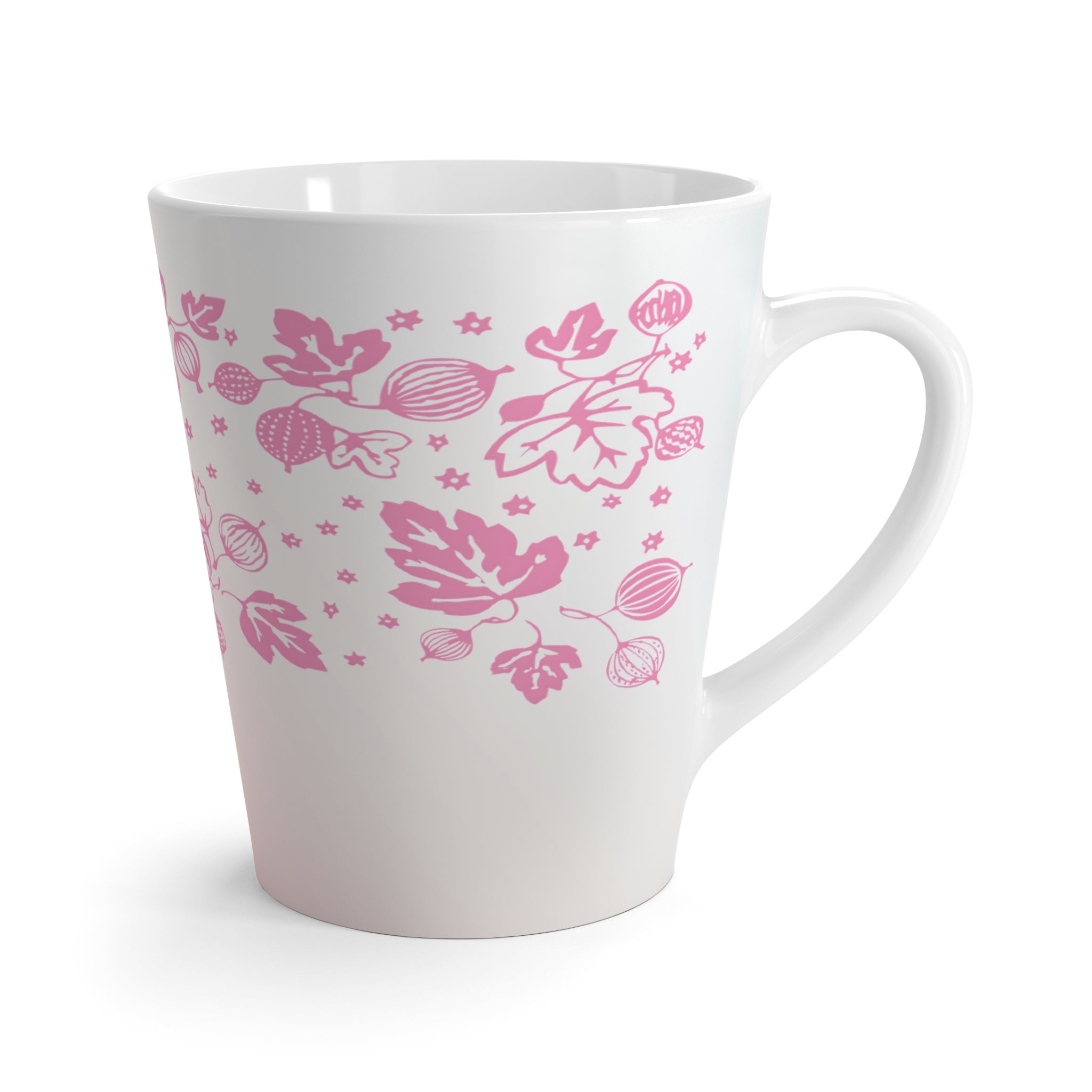 Pyrex Gooseberries Pink Mid Mod Latte Mug