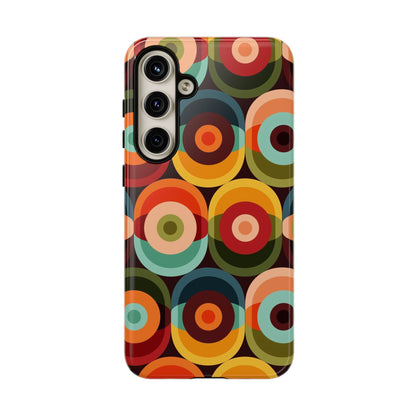 Retro Groovy Space Orb, Funky Fun Tough Phone Case