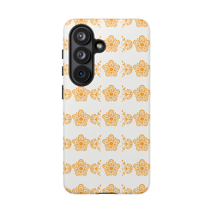 Pyrex Golden Butterfly Floral Phone Case, Tough Cases for Stylish Protection, Gift for Her, Durable, Trendy Floral Design, Cell Phone Cover
