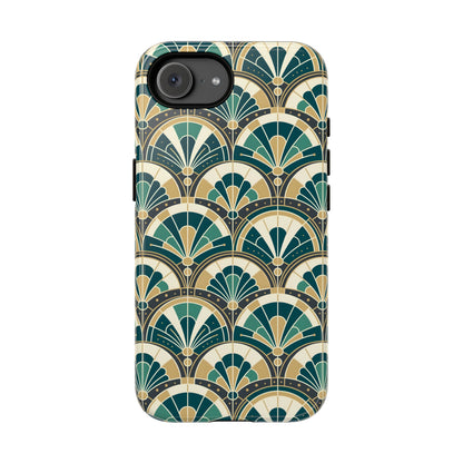 Art Deco Peacock Inspired Tough Phone Case
