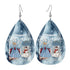Wallace And Davis White Christmas Sister Sister Christmas Earrings - Mid Century Modern Gal