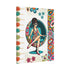 Hippie Chick Art, Retro Flower Power, Mod Gal Matte Canvas Mid Century Modern Wall Art - Mid Century Modern Gal