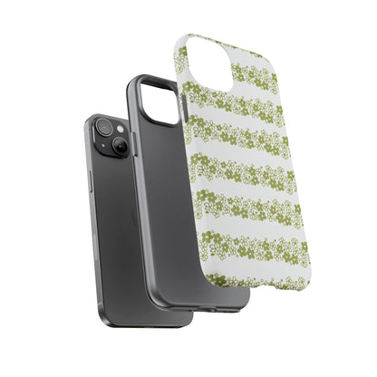 Pyrex Crazy Daisy Spring BlossonFloral Phone Case: Tough Cases with Elegant Green Floral Design, Durable Phone Cover