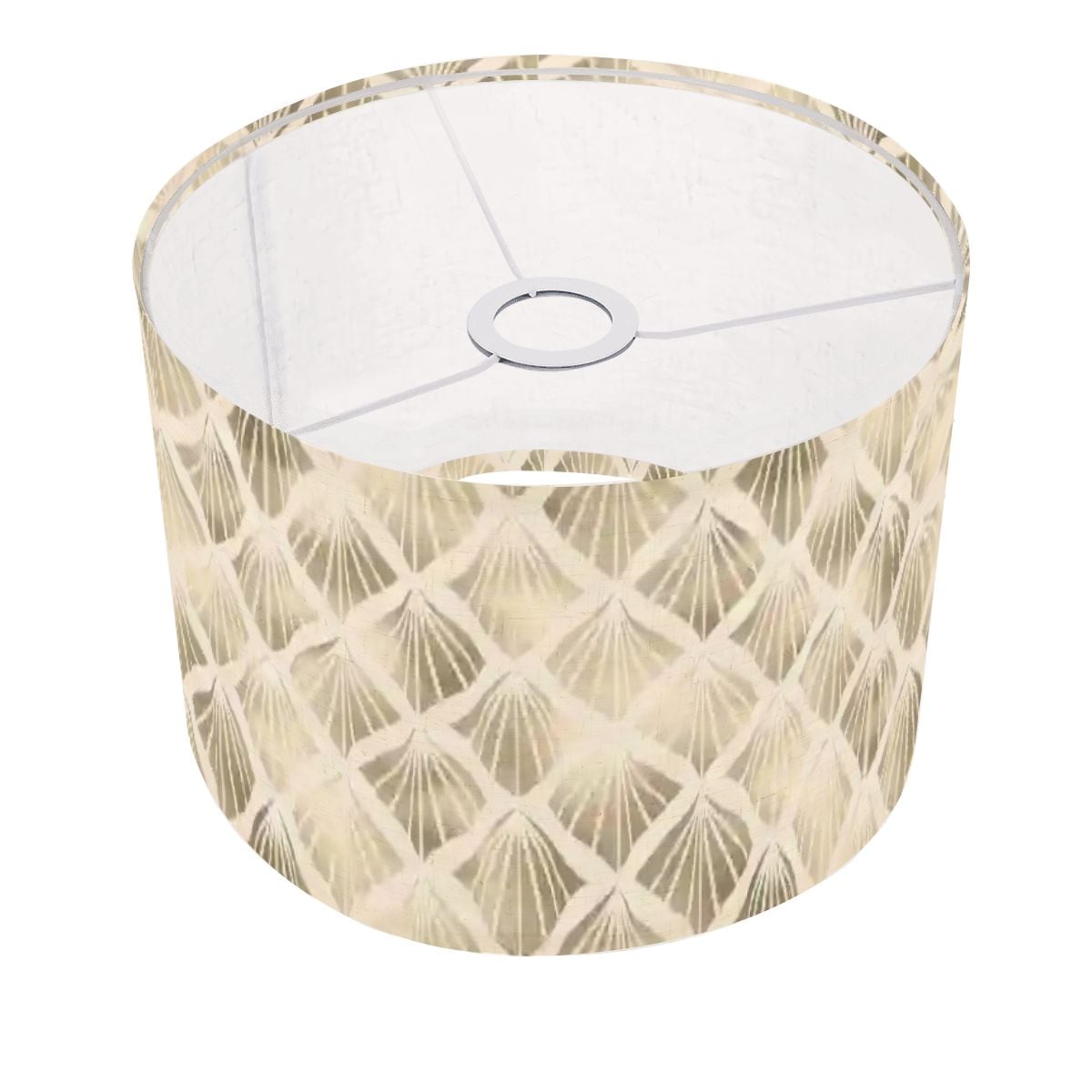 Art Deco Fan Flecked Geometric Modern Lamp SHADE ONLY - For Arc Floor Lamps Only - Mid Century Modern Gal