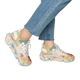 Atomic Retro Footwear, Kitschy Cat Colorful Women&