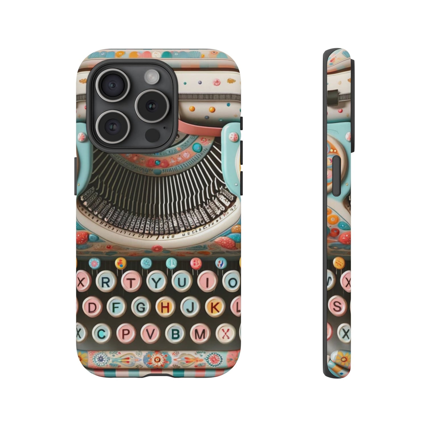 Retro Typewriter Mid Mod Kitschy  Quirky Fun Smart Phone, Tough Cases