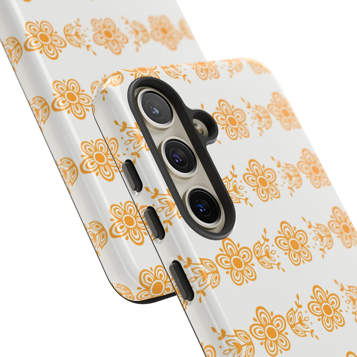 Pyrex Golden Butterfly Floral Phone Case, Tough Cases for Stylish Protection, Gift for Her, Durable, Trendy Floral Design, Cell Phone Cover