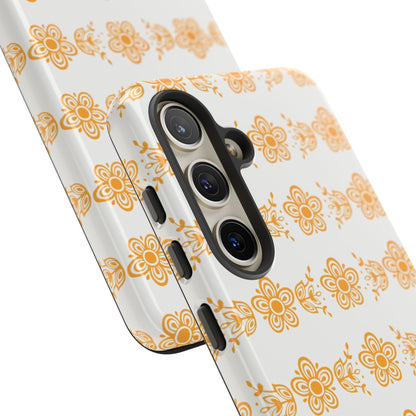 Pyrex Golden Butterfly Floral Phone Case, Tough Cases for Stylish Protection, Gift for Her, Durable, Trendy Floral Design, Cell Phone Cover