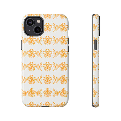 Pyrex Golden Butterfly Floral Phone Case, Tough Cases for Stylish Protection, Gift for Her, Durable, Trendy Floral Design, Cell Phone Cover