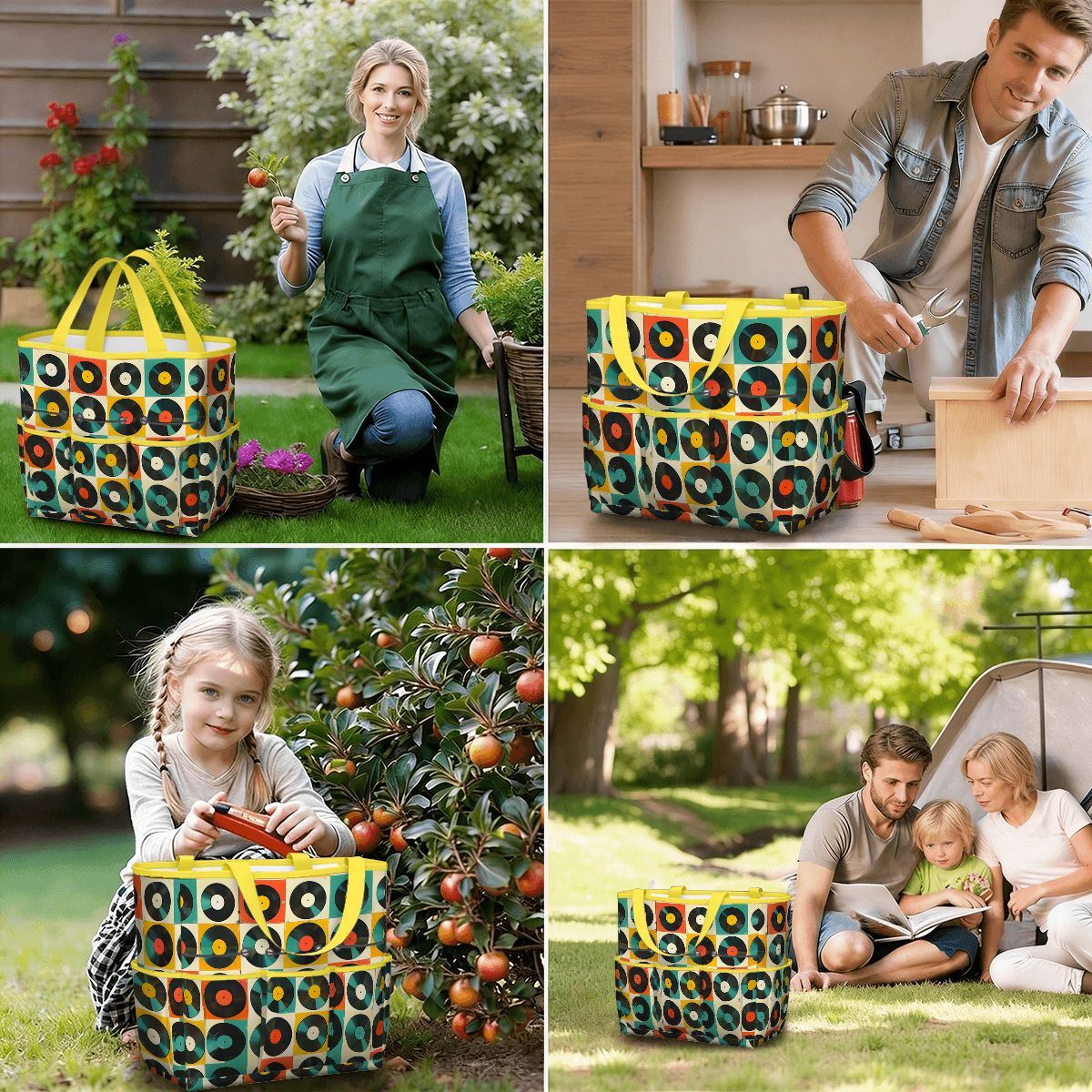 Retro Records, Groovy Mod Garden Tool Bag